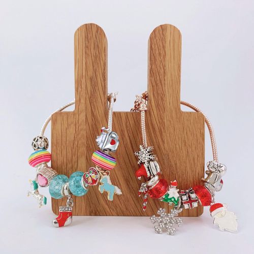 Amazon Hand Decorated Christmas Countdown Calendar Gift Box Set diy Beaded Bracelet Creative Bracelet Gift Wholesale Two bracelets