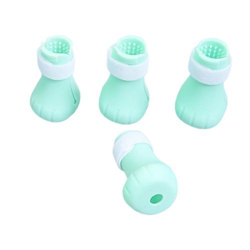 5 X 4Pcs Anti-Scratch Boots Silicone Cat Shoes Rubber  Paw