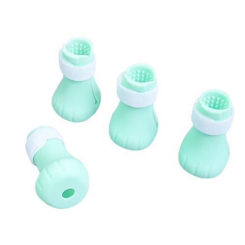 5 X 4Pcs Anti-Scratch Boots Silicone Cat Shoes Rubber  Paw