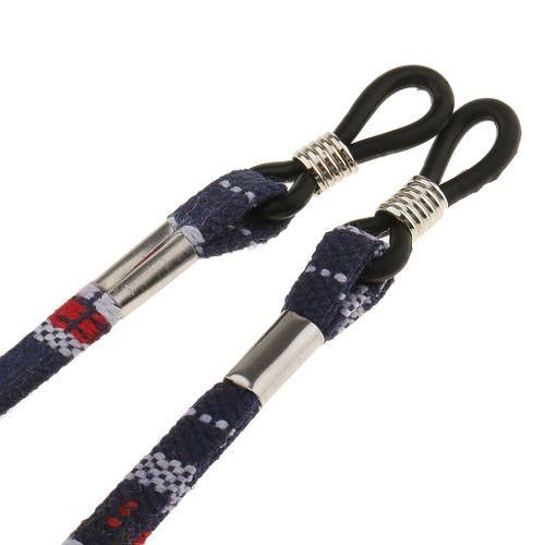 5x Adjustable Glasses Neck Cord String Strap Sunglasses Lanyard Blue