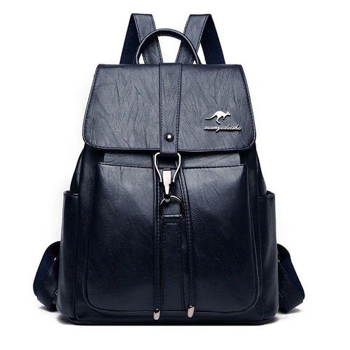 Ladies Leather Bag Backpack