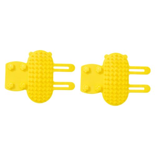 2 Pieces Self Grooming  Combs  Groomer Yellow