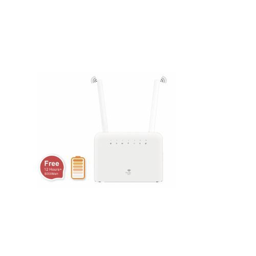 Top TOPLINK 4G LTE CPE Pro 3 Rechargeable Router 5000mAh battery Unlocked- White