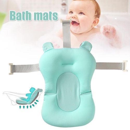 Infant Bath Seat Soft Tub Insert with Adjustable Buckle Seat Belt Back Care NO5279