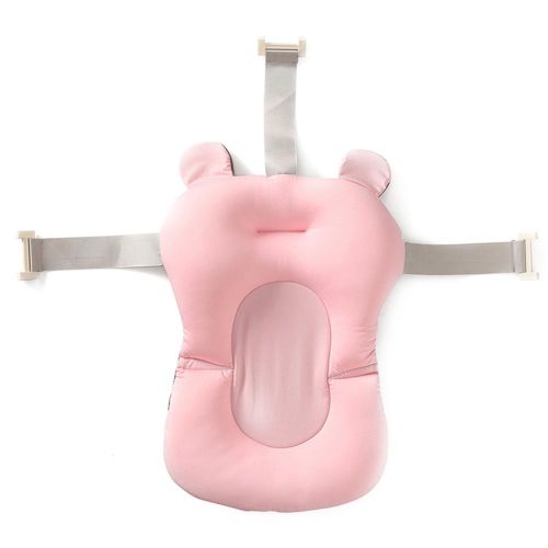 Infant Bath Seat Soft Tub Insert with Adjustable Buckle Seat Belt Back Care NO5279