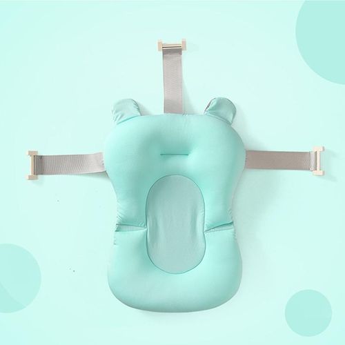 Infant Bath Seat Soft Tub Insert with Adjustable Buckle Seat Belt Back Care NO5279