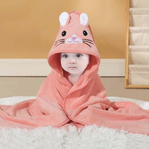 Baby Towels Animal Pattern Hooded Bathrobe: Soft, Absorbent & Comfortable Pajamas For Swimming, Beach & Bath