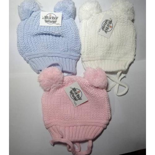 3 Piece Beautiful Stylish New Born Baby Caps Till Grow Up