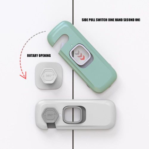 5pcs Child Safety Cabinet Locks Practical Childproof Design Latches for Refrigerator Accessories NO5287