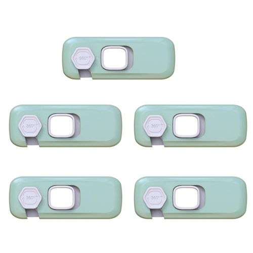 5pcs Child Safety Cabinet Locks Practical Childproof Design Latches for Refrigerator Accessories NO5287