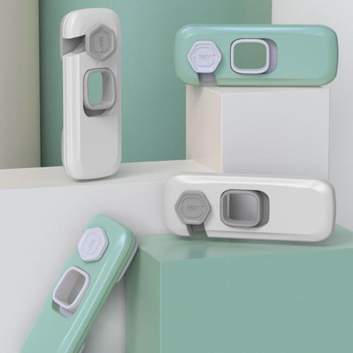 5pcs Child Safety Cabinet Locks Practical Childproof Design Latches for Refrigerator Accessories NO5287