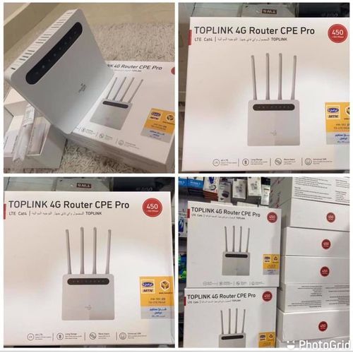 Universal TOPLINK 4GLTE CPE Pro WiFi Router Unlocked -- Black