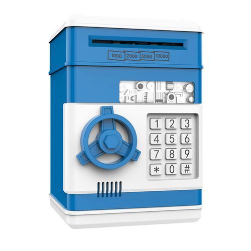 Electronic Pas Money Box Code Key Lock Piggy Bank Automatic Coins Cash Saving Money Box Counter Mini Safe Box Child Gift