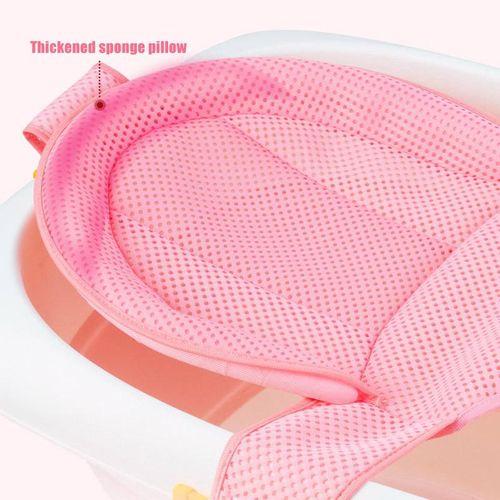 Newborn Baby Bath Seat Support Net Solid Color Shower Bathtub Sling Mesh Bathing New NO5284