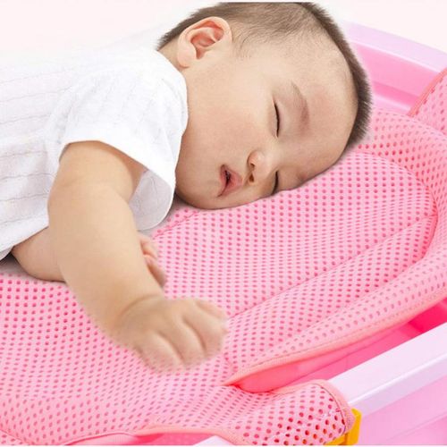 Newborn Baby Bath Seat Support Net Solid Color Shower Bathtub Sling Mesh Bathing New NO5284