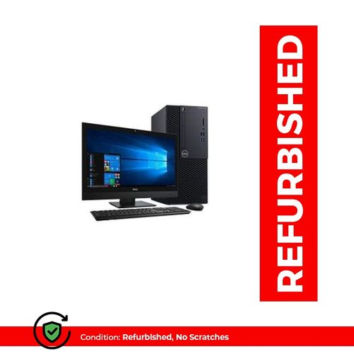 DELL OptiPlex 3090/3060/7040 Desktop Intel Core I5- 500GB HDD,8GB Ram, With 19" Monitor - Black (Refurbished)