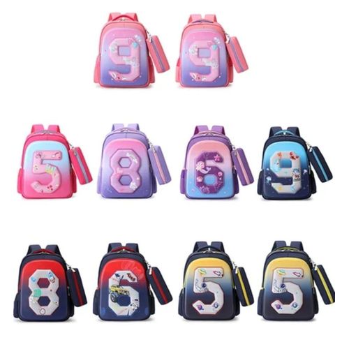 Durable School Bag, Red