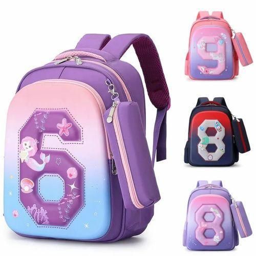 Durable School Bag, Red