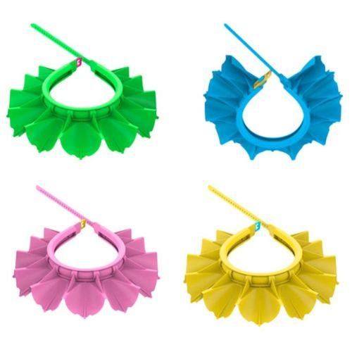 Baby Shower Cap Baby Bathing Hat Adjustable Toddler Shower