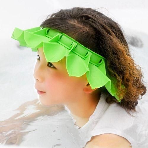 Baby Shower Cap Baby Bathing Hat Adjustable Toddler Shower