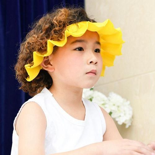 Baby Shower Cap Baby Bathing Hat Adjustable Toddler Shower