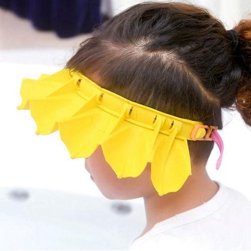 Baby Shower Cap Baby Bathing Hat Adjustable Toddler Shower
