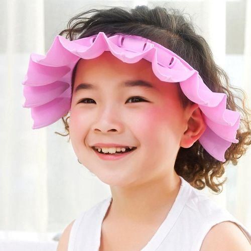 Baby Shower Cap Baby Bathing Hat Adjustable Toddler Shower