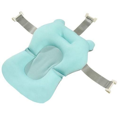 Baby Shower Bath Tub Pad NonSlip Bathtub Seat Support Mat Safety Security Bath Support Cushion Foldable Soft Pillow1