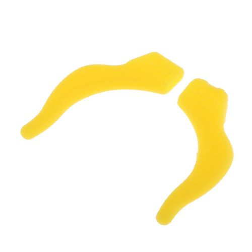10 Pairs Silicone Eye Glasses Temple Tips Ear Hooks Grip Holder Yellow