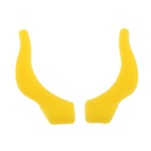 10 Pairs Silicone Eye Glasses Temple Tips Ear Hooks Grip Holder Yellow