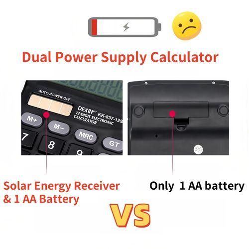 Solar  Battery Dual Power Learning Home quality calculator