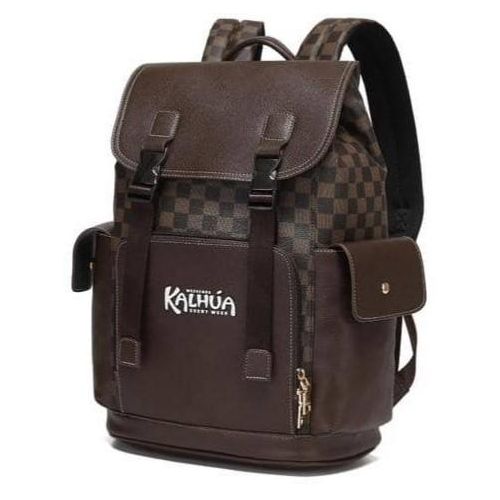 Office Business Bag With Hard Body- Coffee Brown