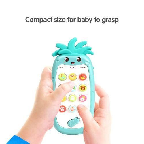 Mobile Phone Toy With Light Music  Sounds Silicone Teether