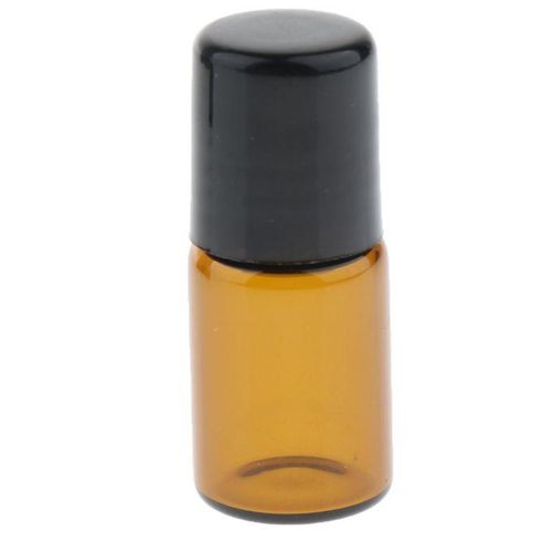 20pcs Empty Portable Roll On Glass Bottles For Essential Oil Perfumes