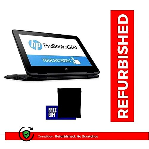 Hp Probook G1 Touch Screen X360 Intel 4GB RAM 128GB SSD 11.6 Inch Plus A Pouch & Flash Disk- Grey