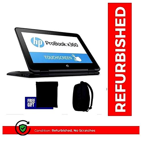 Hp Probook G1 Touch Screen X360 Intel 4GB RAM 128GB SSD 11.6 Inch Plus Free Pouch & Bag - Grey