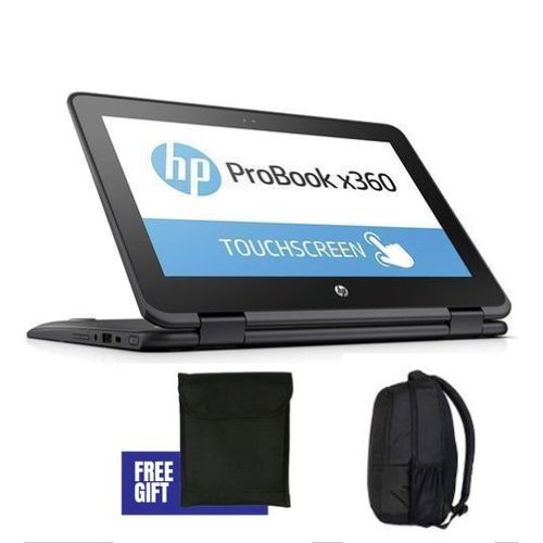 Hp Probook G1 Touch Screen X360 Intel 4GB RAM 128GB SSD 11.6 Inch Plus Free Pouch & Bag - Grey