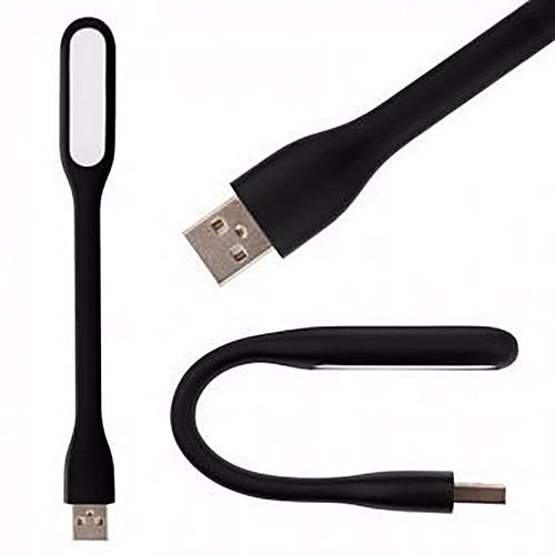 Portable Flexible Mini USB LED Flash Light Usable on Laptops / Powerbanks and All USB Ports - Color may vary