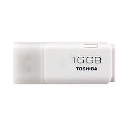 Toshiba USB 16GB flash disk drive, TransMemory High Speed Pen Drive -White