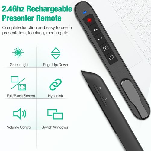 Rechargeable Wireless Presenter For Powerpoint