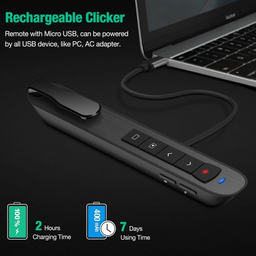 Rechargeable Wireless Presenter For Powerpoint