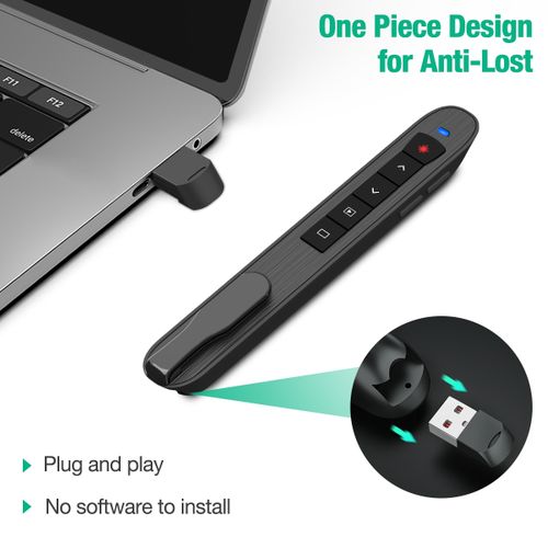 Rechargeable Wireless Presenter For Powerpoint