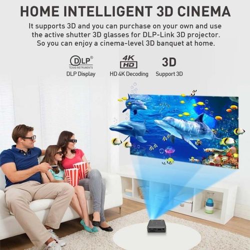 P11 854x480 DLP Mini Smart Projector, Android 9.0, AU Plug