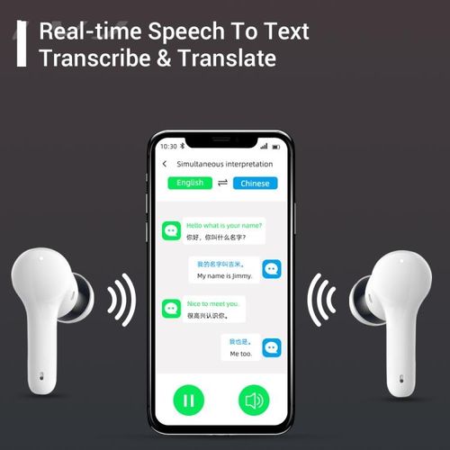M6 Smart Bluetooth Translation Earphone