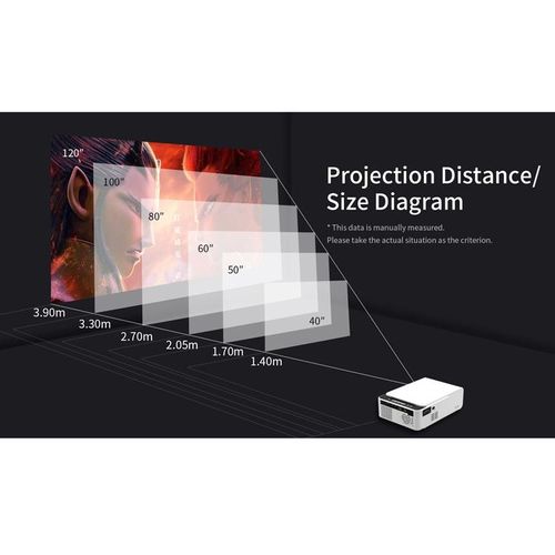 T5 100ANSI Lumens 480P Smart Projector
