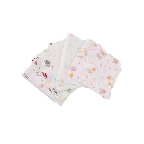 5 Pieces Kids Infant Toddler Baby Girls Bpys Handk