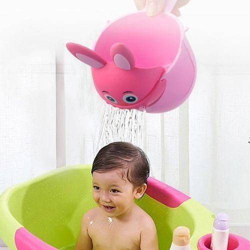 Newborn Child Shower Shampoo Cup Shampoo Cap Cartoon Bath