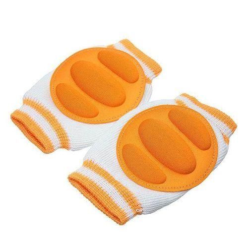 New Kids Safety Crawling Elbow Cushion Infants Toddlers Baby Knee Pads Protector Orange