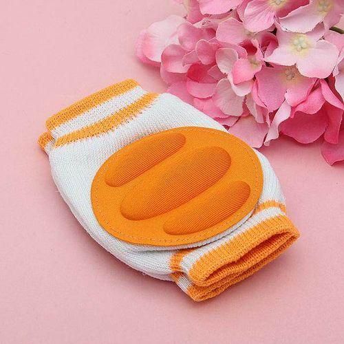 New Kids Safety Crawling Elbow Cushion Infants Toddlers Baby Knee Pads Protector Orange