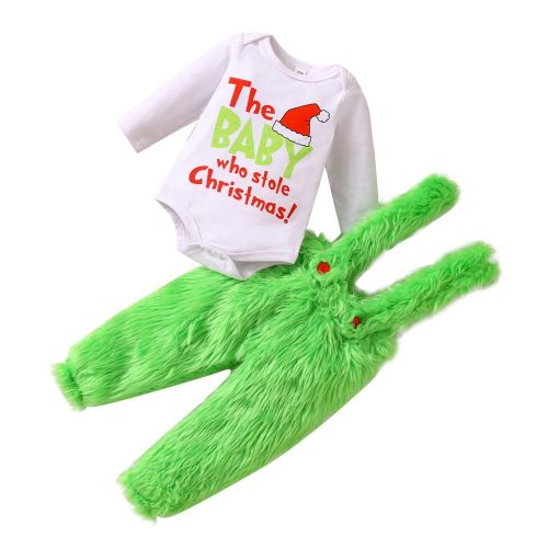 Baby Christmas Bodysuit Set Skin-friendly Fabric and Fashionable Gift for Christmas Birthday New Year NO5273
